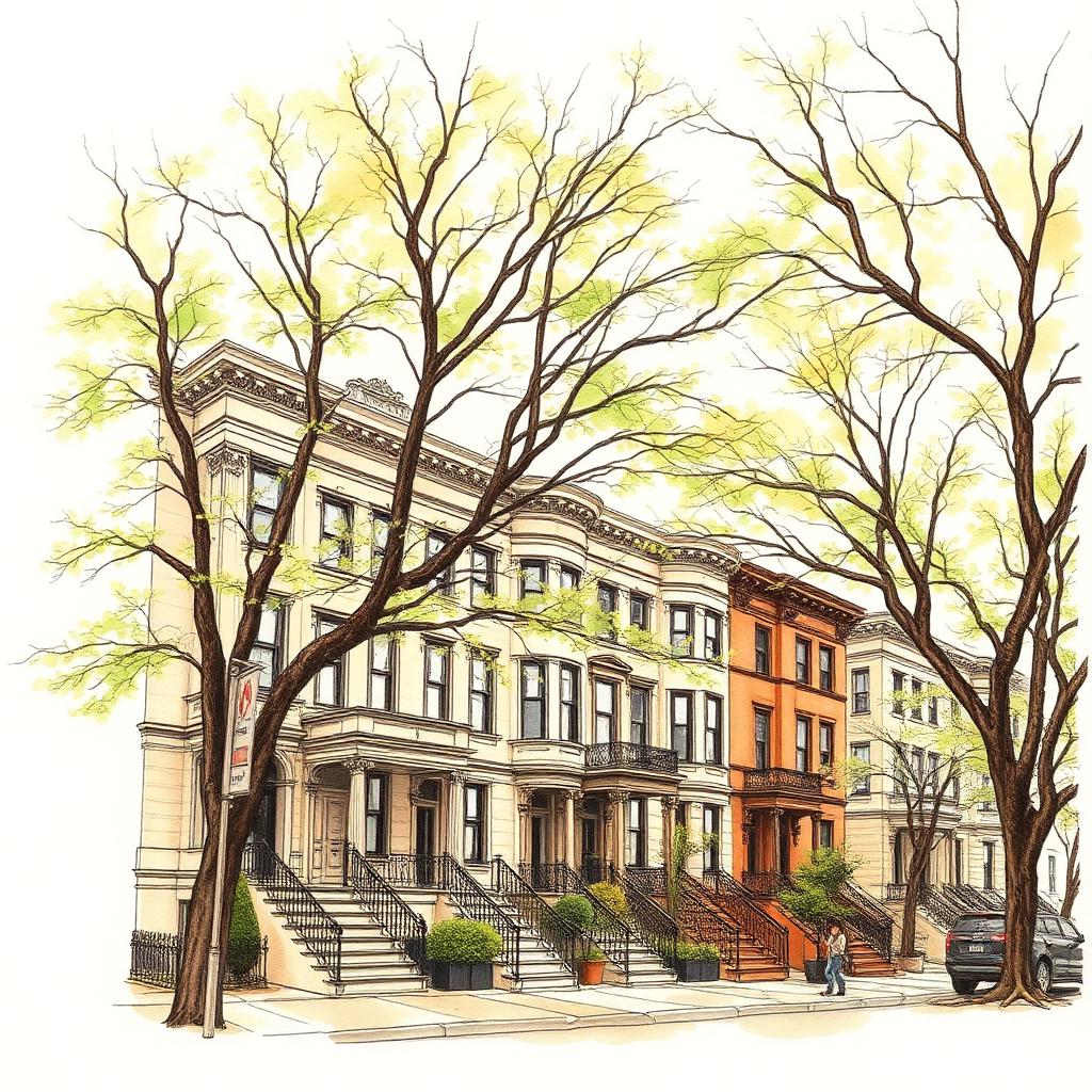 Clinton Hill brownstone and loft building