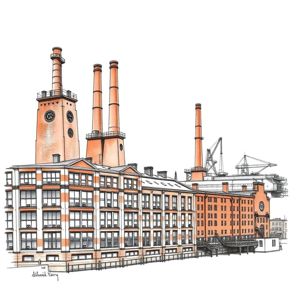 Brooklyn Navy Yard industrial building